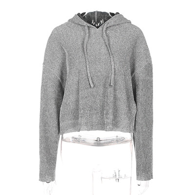 Αθλητικό-κομψό γυαλιστερό πουλόβερ κυρίες με στυλ