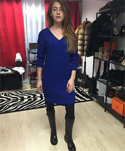 Φθινόπωρο ελεύθερο χειμερινό freestyle πουλόβερ σε διάφορα χρώματα