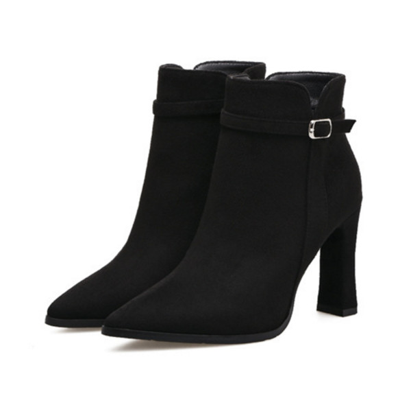 Μοναδικά φερμουάρ κυρίες και μπότες υψηλών τακουνιών, 2 χρώματα