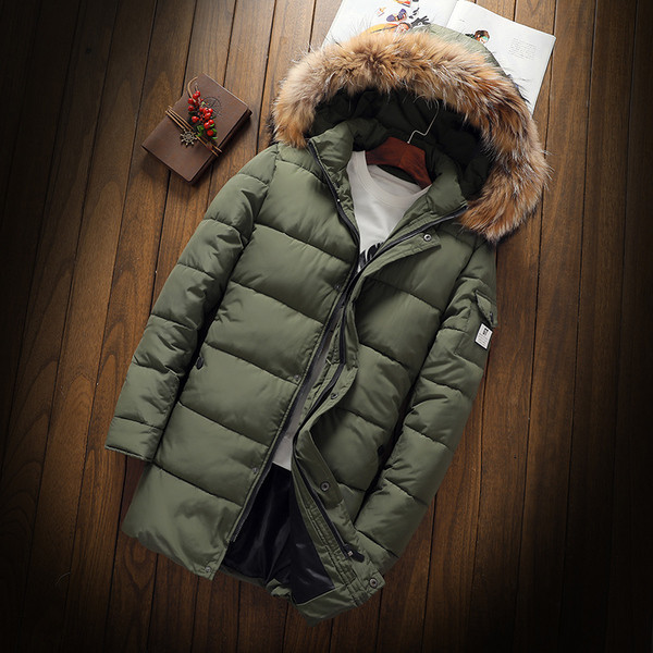 Ανδρικό χειμωνιάτικο σακάκι με κουκούλα και μαλακή γέμιση