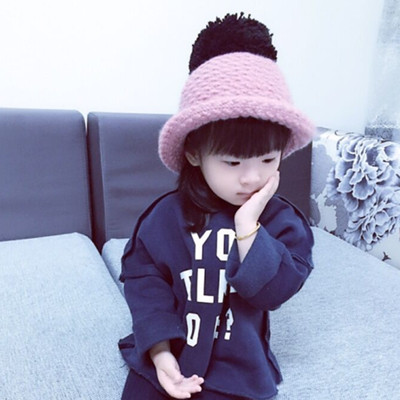 Χειμερινό καπέλο χειμώνα με κουκούλα για κορίτσια με ρουφηξιά σε διάφορα χρώματα