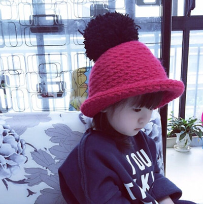 Χειμερινό καπέλο χειμώνα με κουκούλα για κορίτσια με ρουφηξιά σε διάφορα χρώματα