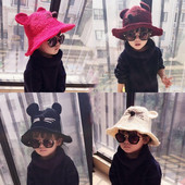 Χειμερινό καπέλο unisex με αυτιά και μύτη σε διάφορα χρώματα