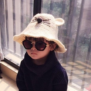 Χειμερινό καπέλο unisex με αυτιά και μύτη σε διάφορα χρώματα