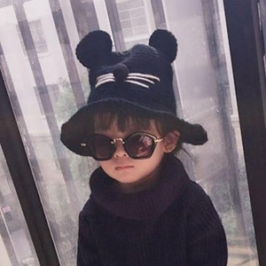 Χειμερινό καπέλο unisex με αυτιά και μύτη σε διάφορα χρώματα