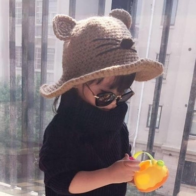 Χειμερινό καπέλο unisex με αυτιά και μύτη σε διάφορα χρώματα