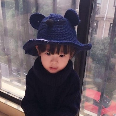 Χειμερινό καπέλο unisex με αυτιά και μύτη σε διάφορα χρώματα