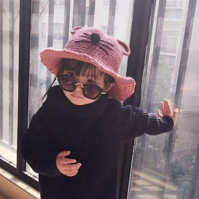 Χειμερινό καπέλο unisex με αυτιά και μύτη σε διάφορα χρώματα