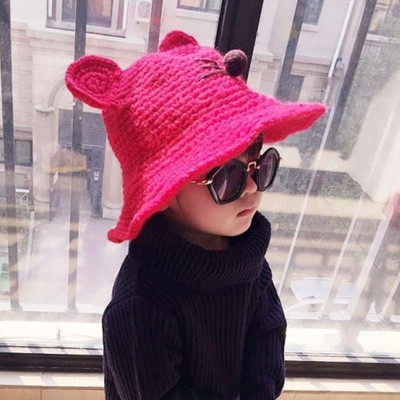 Χειμερινό καπέλο unisex με αυτιά και μύτη σε διάφορα χρώματα