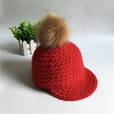 Πλεκτά παιδικά καπέλα με κουκούλα και κουκούλα σε διάφορα χρώματα