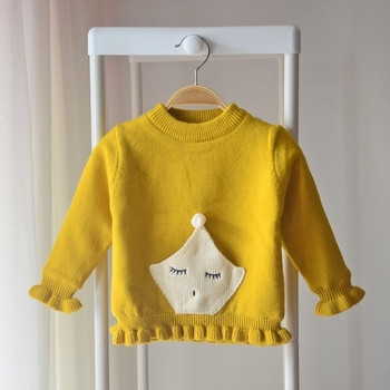 Κομψό πουλόβερ για τα κορίτσια σε τρία χρώματα