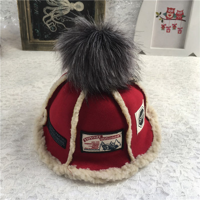 Πάχος καπέλο unisex παιδικού μαλλιού με ή χωρίς ρουφηξιά και εκτυπώνει σε διάφορα χρώματα