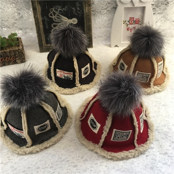 Πάχος καπέλο unisex παιδικού μαλλιού με ή χωρίς ρουφηξιά και εκτυπώνει σε διάφορα χρώματα