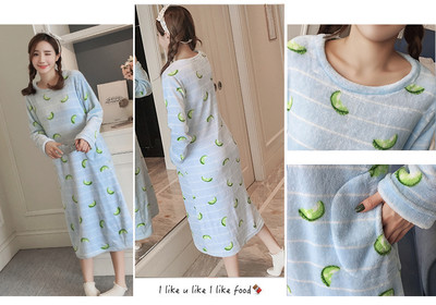 Дамски пухена пижама от две части в няколко разцветки