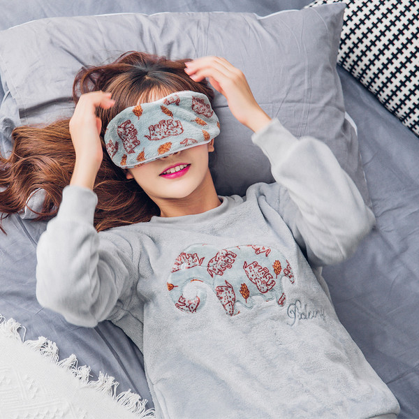 Χειμερινή γυναικέια πιτζάμα σε γκρι χρώμα