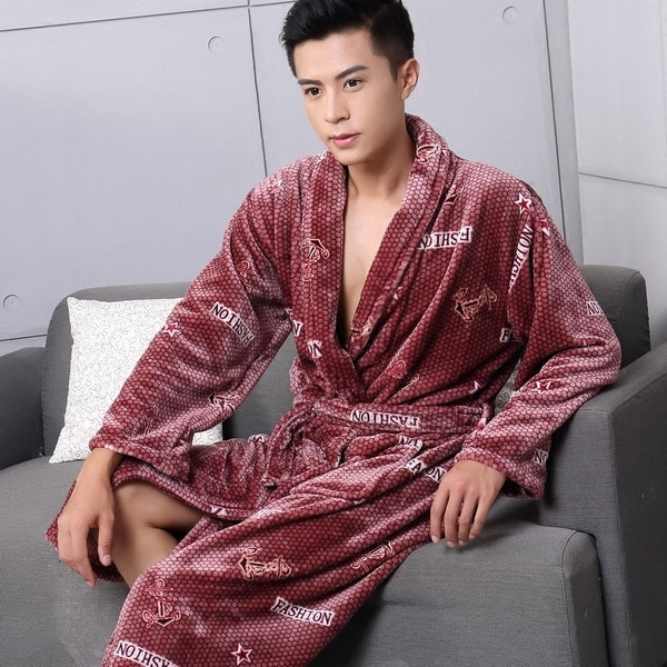 Εσωτερικό μπουρνούζι για άνδρες και γυναίκες σε διαφορετικά χρώματα