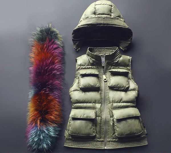 Κομψή γυναικεία κορυφή με τσέπες και μαλακή κουκούλα, 2 χρώματα