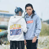 Αθλητισμός Φθινόπωρο-Χειμερινό φούτερ - Unisex με πολύχρωμες επιγραφές