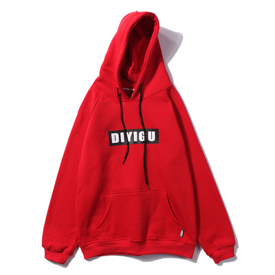 Αθλητισμός Φθινόπωρο-Χειμερινό φούτερ - Unisex με πολύχρωμες επιγραφές