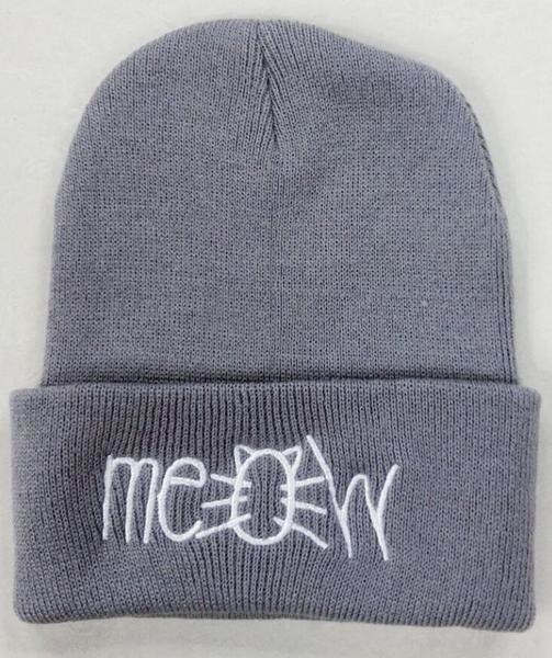 Γυναικεία χειμωνιάτικα καπέλα "MEOW", διάφορα χρώματα