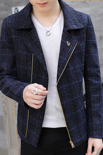 Σακάκι τύπου σακάκι ανδρών-φθινοπώρου σε βρετανικό στυλ