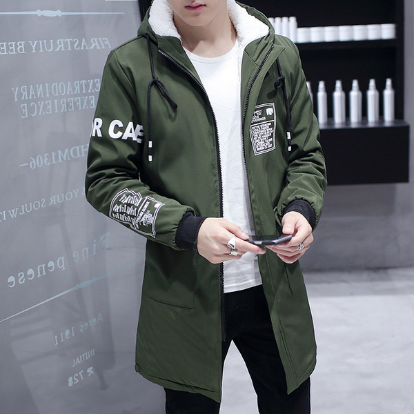 Μακρύ χειμωνιάτικο παλτό χειμώνα με απαλή ζεστή επένδυση και κουκούλα, 3 χρώματα