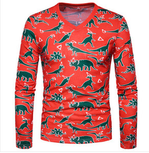 Ανδρική ενδιαφέρουσα μπλούζα με σχέδια και μοτίβα Χριστουγέννων, πολλά σχέδια και χρώματα