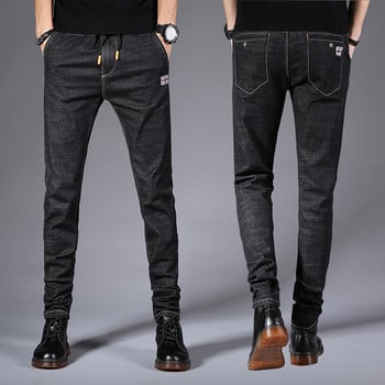 Elastic Mens Slim Jeans για το φθινόπωρο και το χειμώνα