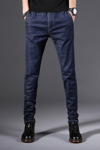 Elastic Mens Slim Jeans για το φθινόπωρο και το χειμώνα