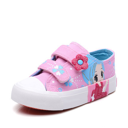 Περιστασιακά πάνινα παπούτσια για κορίτσια με μπαλώματα και ενδιαφέροντα σχέδια - διαφορετικά σχέδια και χρώματα