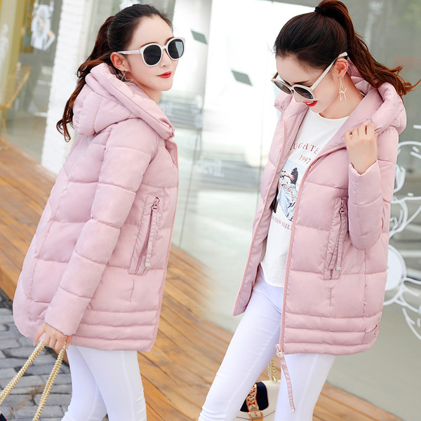 Γυναικείος χειμωνιάτικος γιακάς με κουκούλα, μοντέλο Penguin - 5 χρώματα