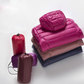 Ежедневно пролетно-есенно яке спълнеж от мек гъши пух, най-различни цветове - 2 модела (с качулка и без качулка)