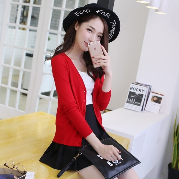 Καθημερινό λεπτό γυναικείο γιλέκο με κολάρο σε σχήμα V, πολλά χρώματα