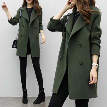 Класическо дамско ежедневно палто - 4 цвята