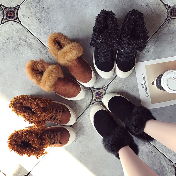 Καθημερινές μπότες χειμωνιάτικες κυρίες με κάτω σε δύο σχέδια - με ή χωρίς συνδέσμους