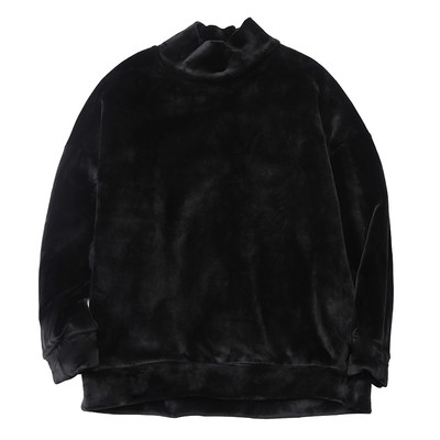 Ανδρικό, βελούδινο πουλόβερ με κολάρο για πόλο, σε διάφορα χρώματα