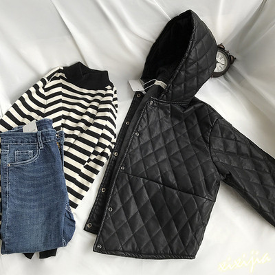 Κομψό σπορ-κομψό κυλινδρικό σακάκι σε δύο μοντέλα - με κουκούλα και χωρίς