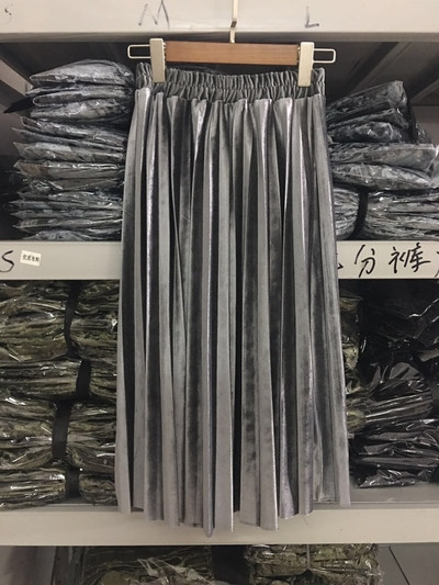 Σύγχρονη φούστα κυρίες - βελούδο, σε πολλά χρώματα