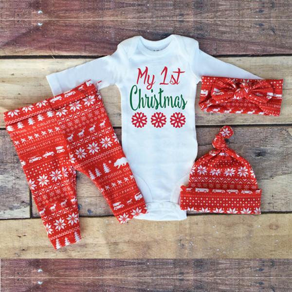 Παιδικά σύνολα φθινοπώρου-χειμώνα με μοτίβα Χριστουγέννων - Μοντέλα Unisex