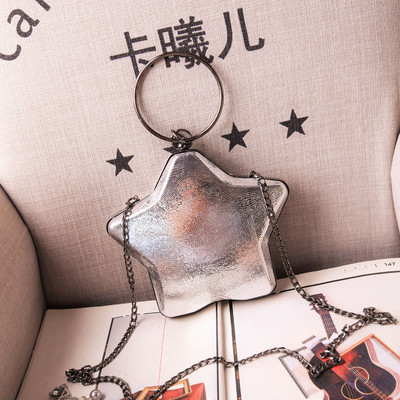 Γυναικείες Τσάντες Stars - Τρία μοντέλα σε γκρι, μαύρο και ροζ από οικολογικό δέρμα και απαλή επένδυση