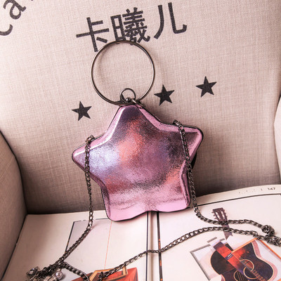 Γυναικείες Τσάντες Stars - Τρία μοντέλα σε γκρι, μαύρο και ροζ από οικολογικό δέρμα και απαλή επένδυση