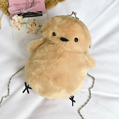 Дамски мини пухен портфейл в различни цветове