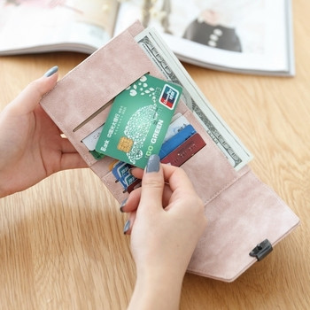 Семпъл мини портфейл за дамите в три цвята
