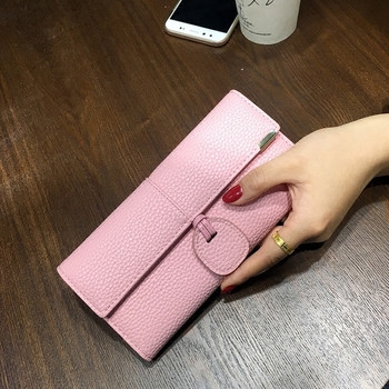 Λεπτό γυναικείο πορτοφόλι σε τέσσερα χρώματα