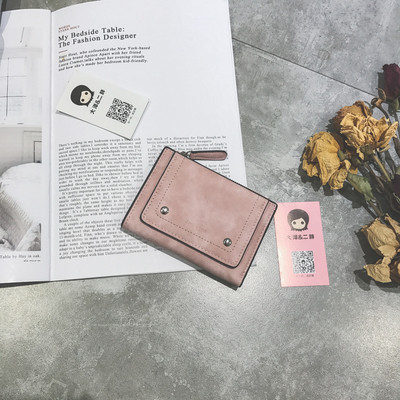 Семпъл мини дамски портфейл в различни цветове