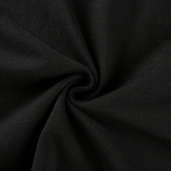Ежедневна дамска блуза тип slim в черен цвят