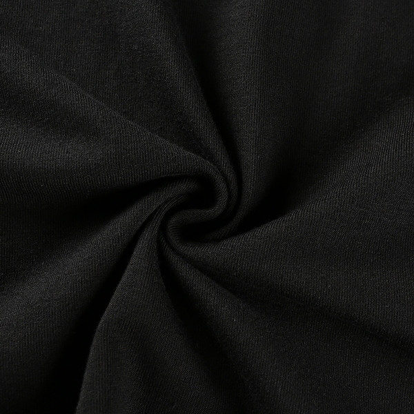 Ежедневна дамска блуза тип slim в черен цвят