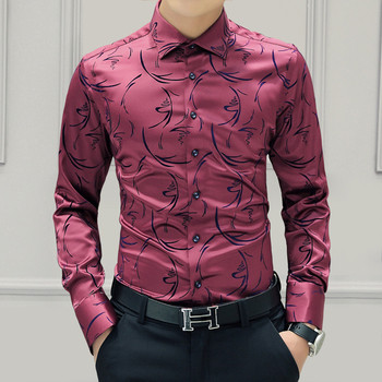 Κομψό ανδρικό πουκάμισο με διαφορετικά μοτίβα και χρώματα