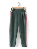 Спортно-елегантни дамски панталони с ластична талия