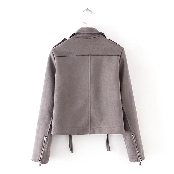Γυναικείο σακάκι με φερμουάρ για το  φθινόπωρο